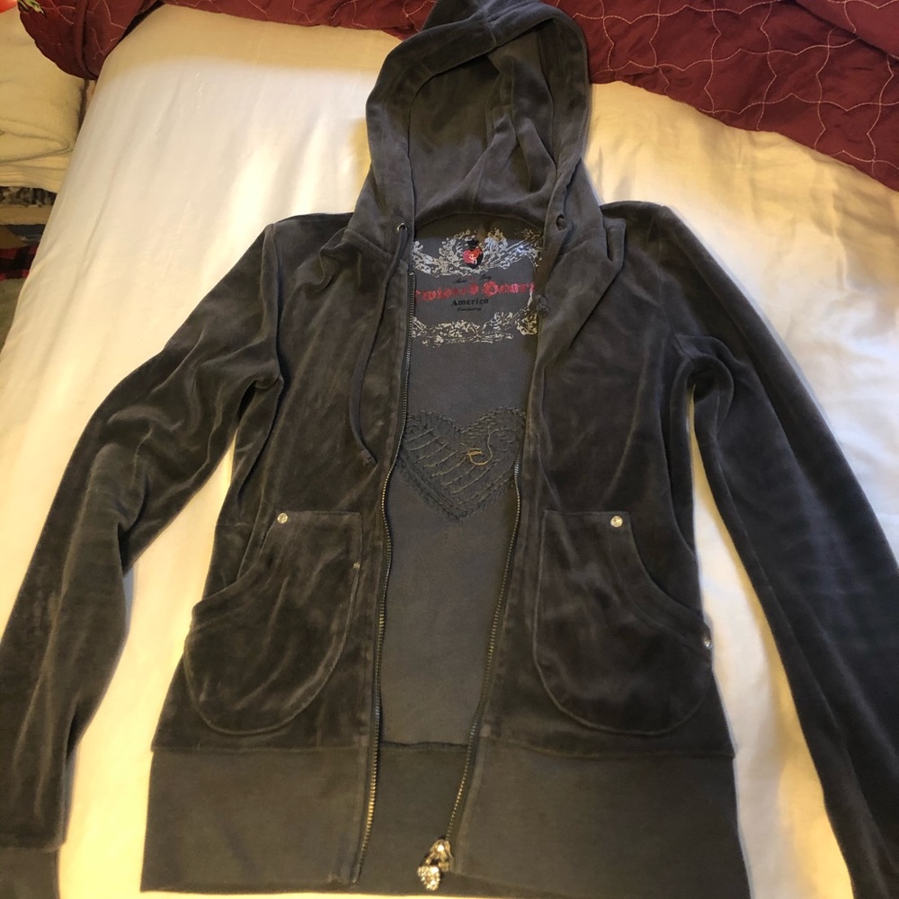 Jacket w/ Rhinestone Heart